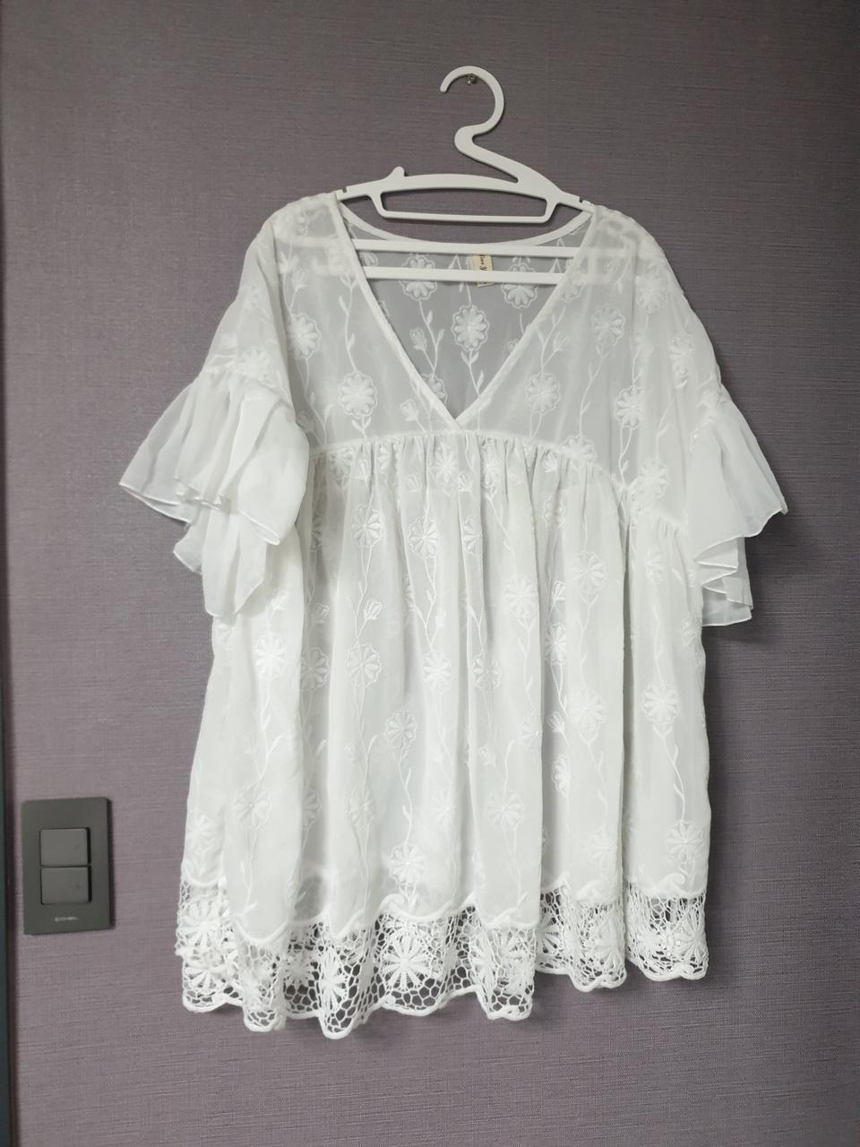 롱 블라우스 원피스 새옷