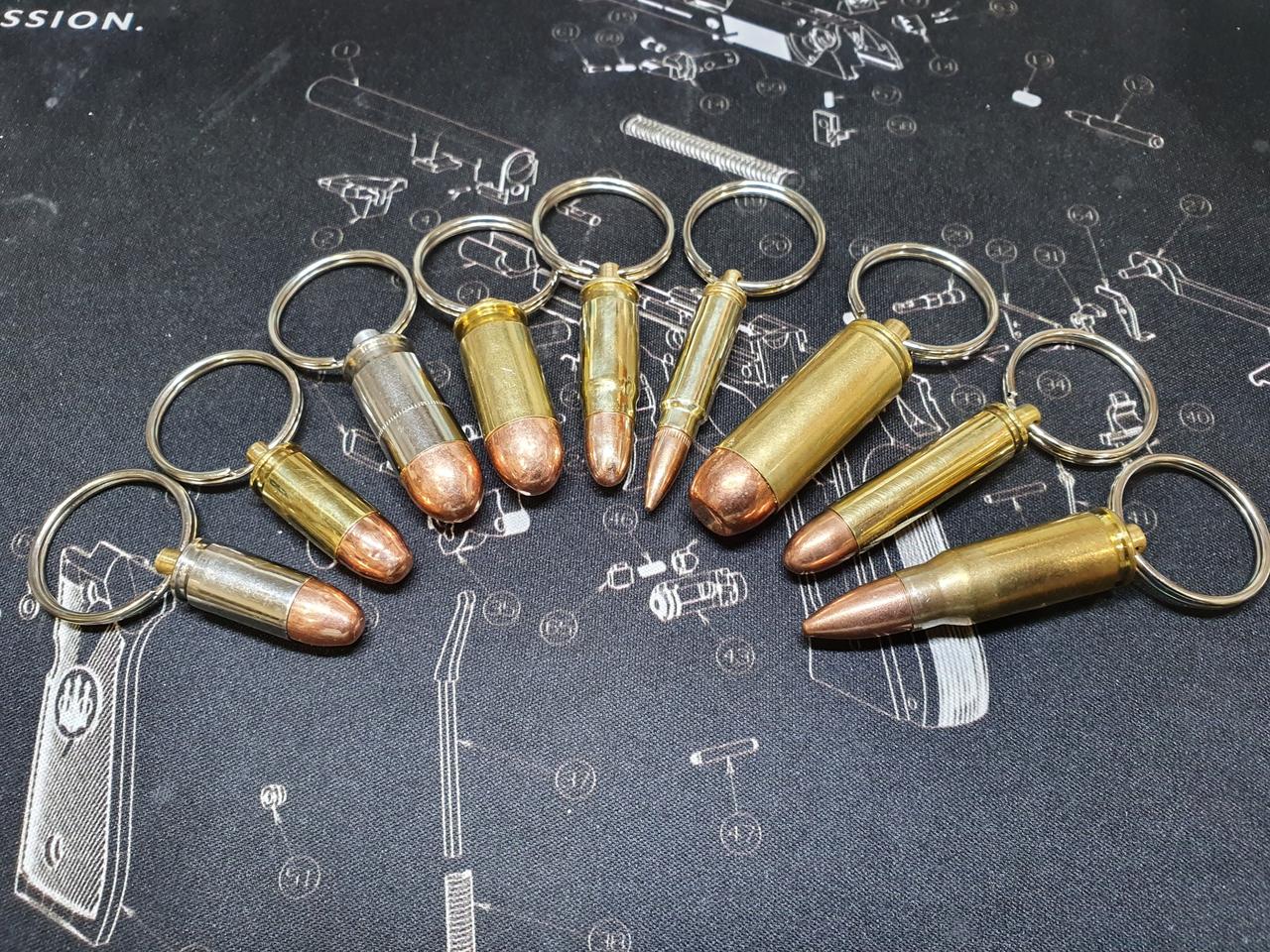 여러가지 총알 열쇠고리 판매