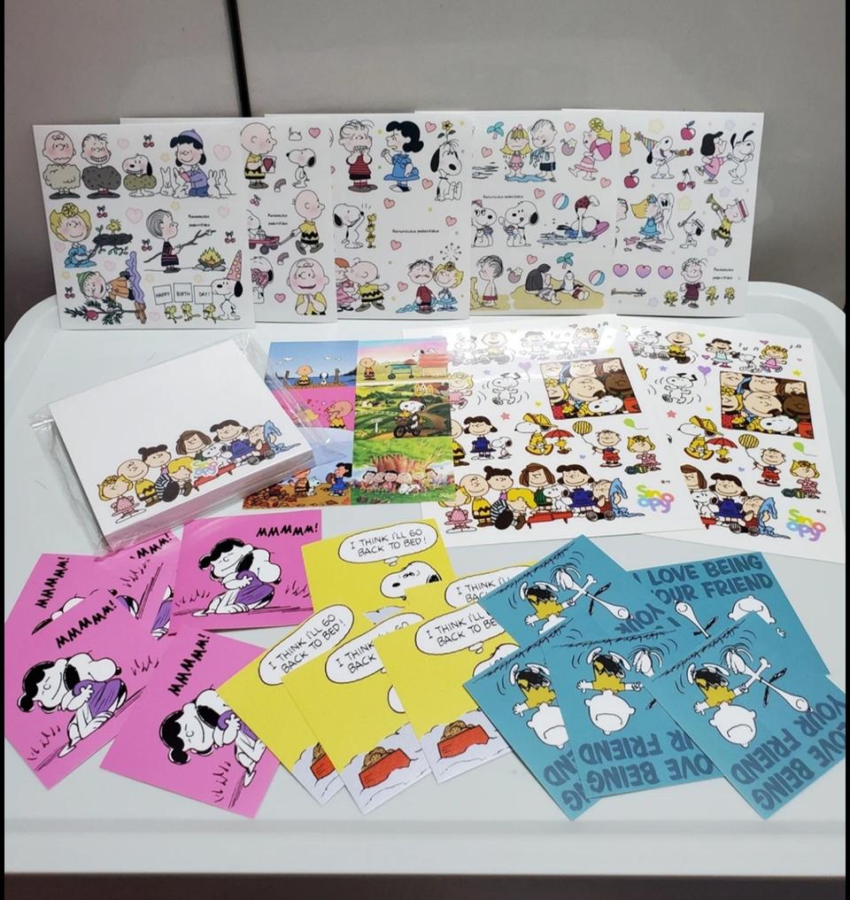 스누피 인스 떡메 세트