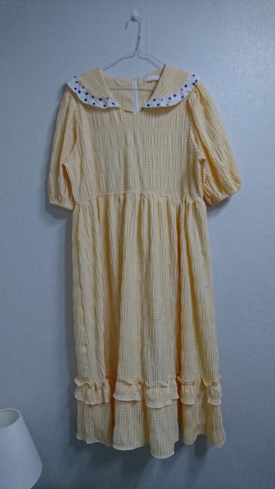 노랑노랑 박스롱원피스 스냅사진 스냅원피스