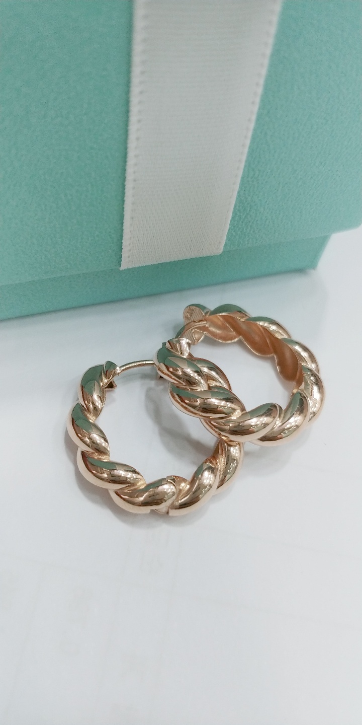 14k 천서진 볼륨 링 귀걸이