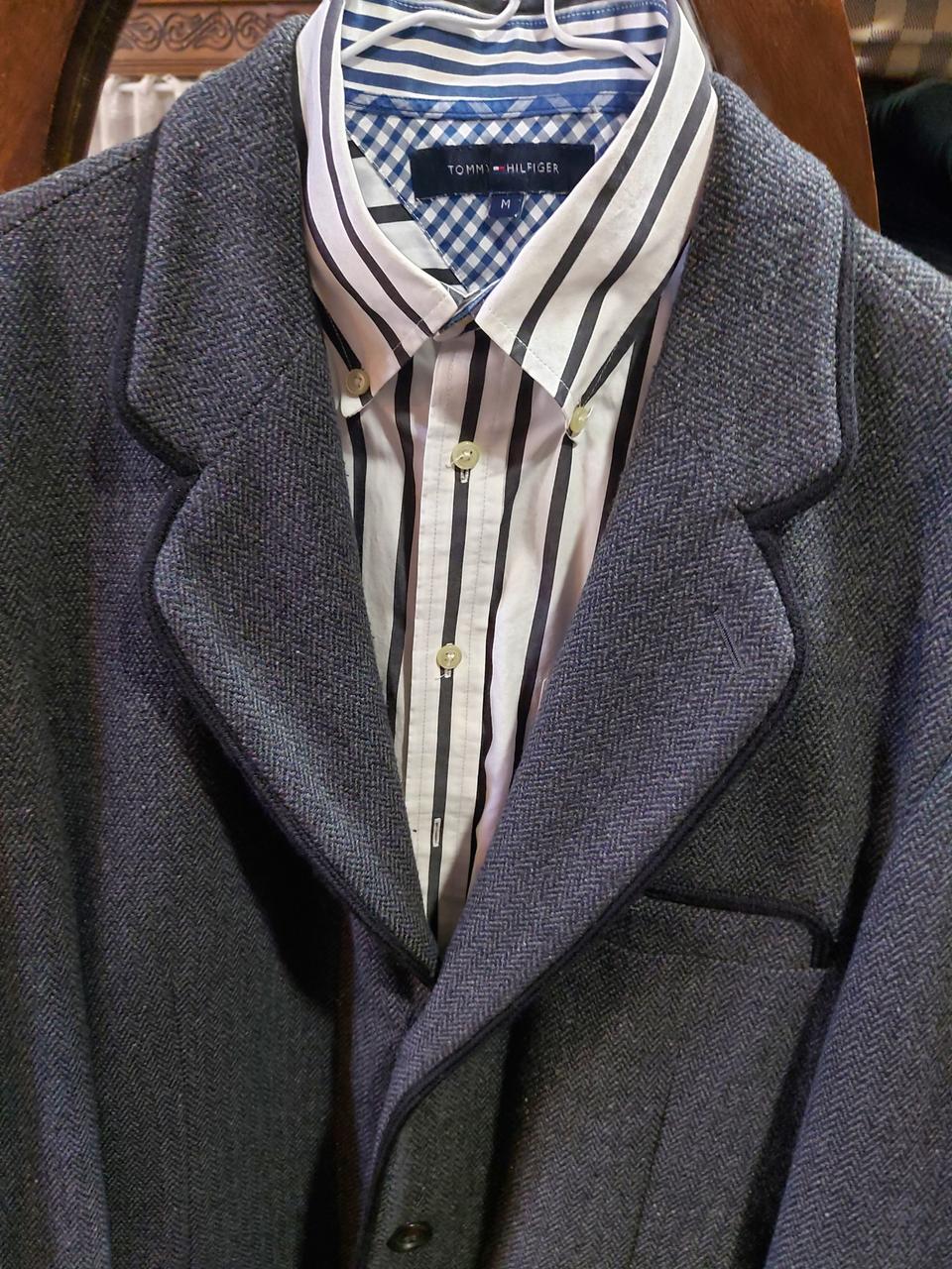 아르마니헤링본쟈켓 xl