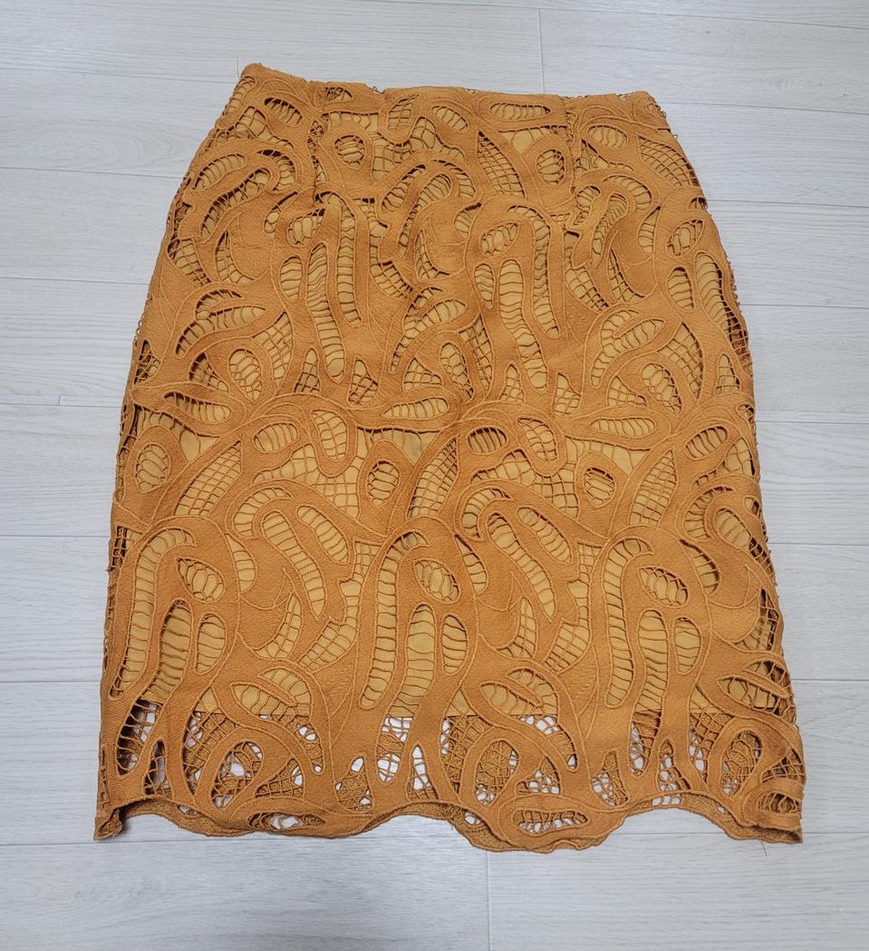 레이스치마 [머스타드] S