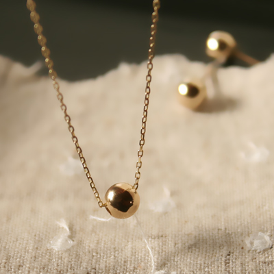 14k 볼 목걸이 5mm 공효진 목걸이 [새상품]