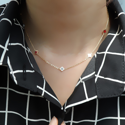 14k 크로바 목걸이 (새상품)