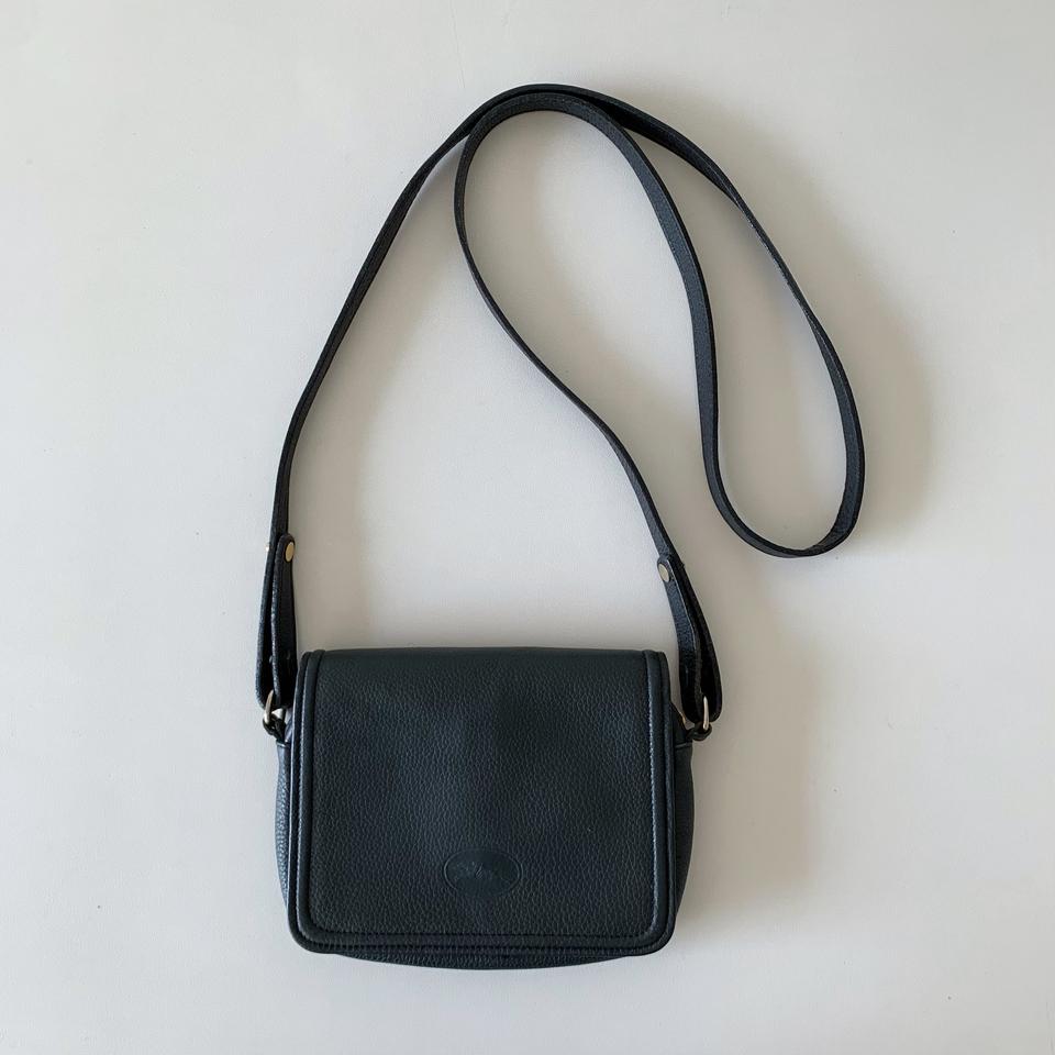 (정품) 빈티지 롱샴 가죽 크로스백