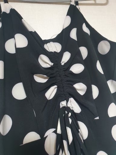 앞트임 스트링 뷔스티에 원피스