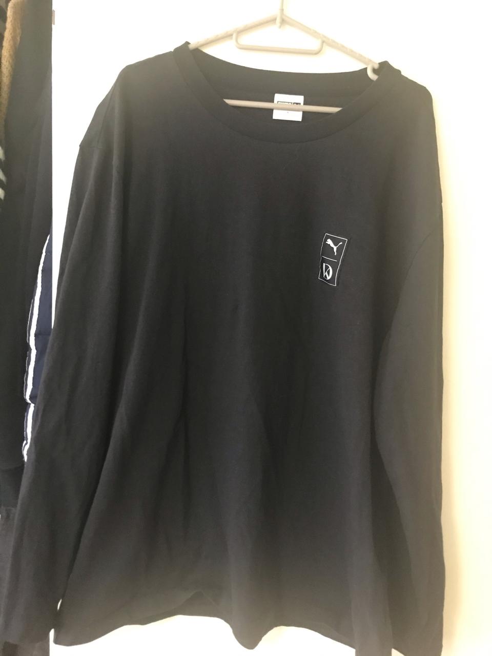 푸마 블랙 트레이닝복 긴팔티