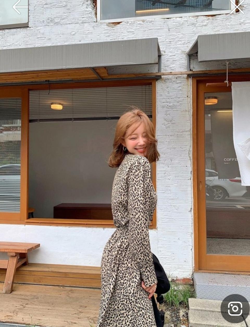 비바문 레오파드 원피스(새옷)