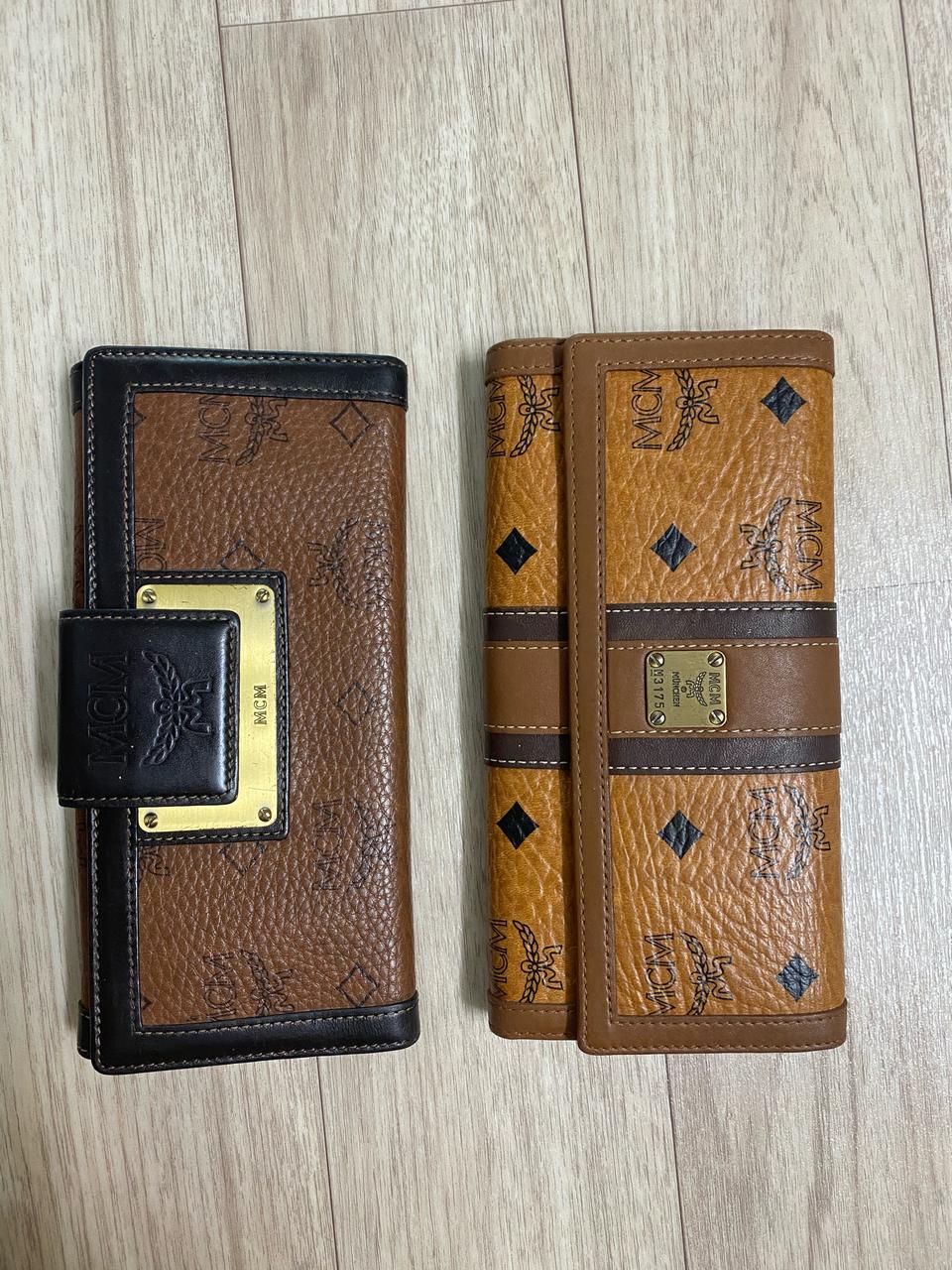 2개 148000. mcm 지갑 . 엠씨엠 지갑