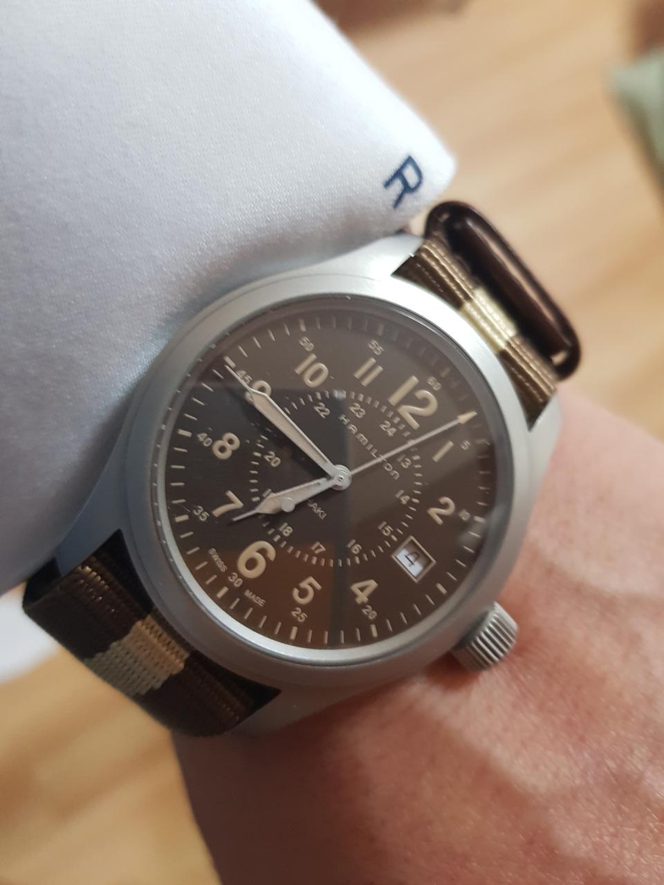 해밀턴 카키필드 38MM