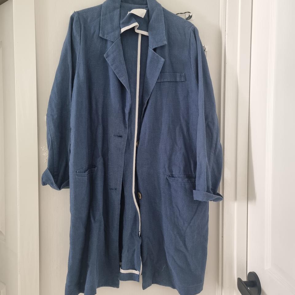 린넨 롱자켓