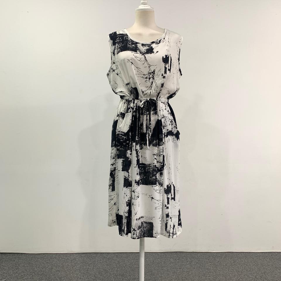 블랙나염 원피스(새 상품)