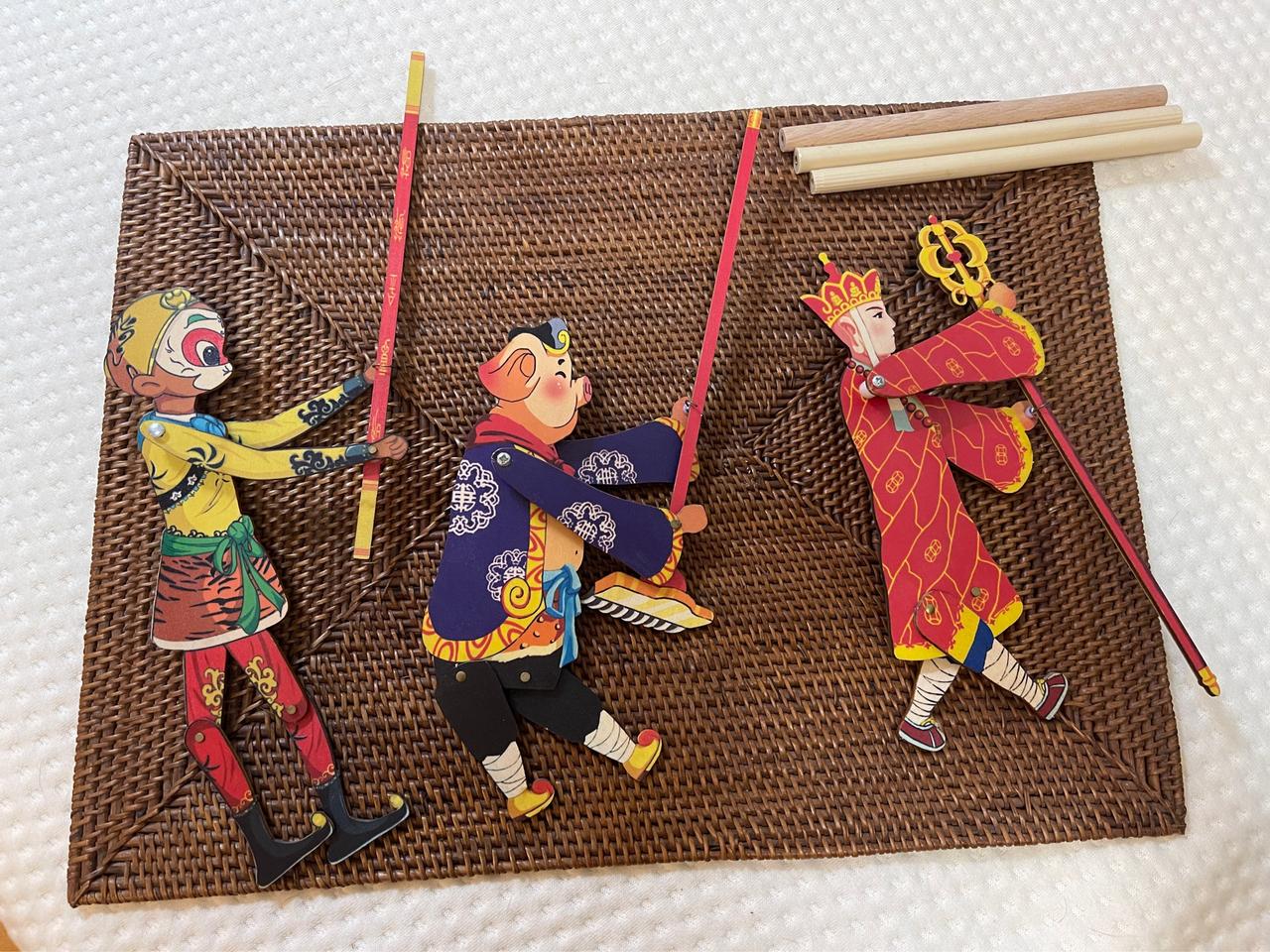 움직이는 나무 인형 삼장법사