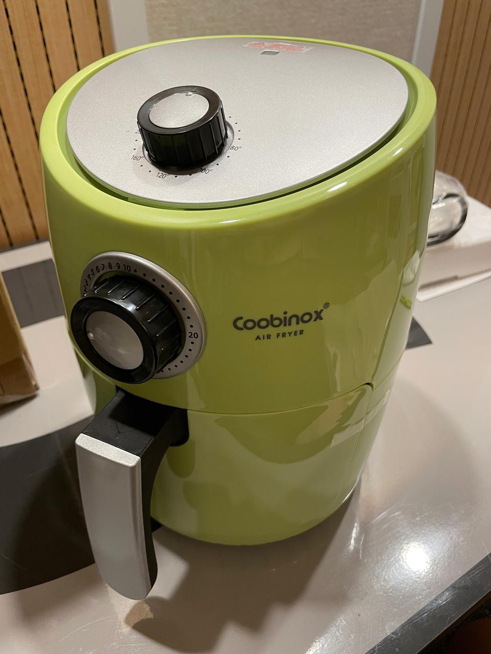 쿠비녹스 에어프라이어 연두색 새제품 풀박스
