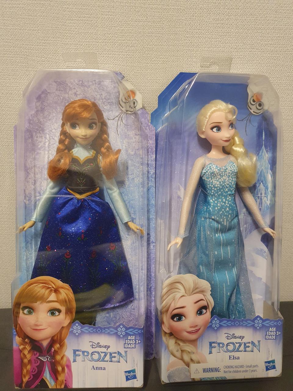 (미개봉)디즈니 겨울왕국 엘사 안나 인형