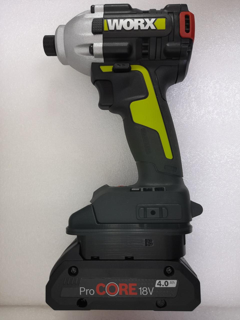 worx 그린공구에 다른 배터리 연결시키는 아답터