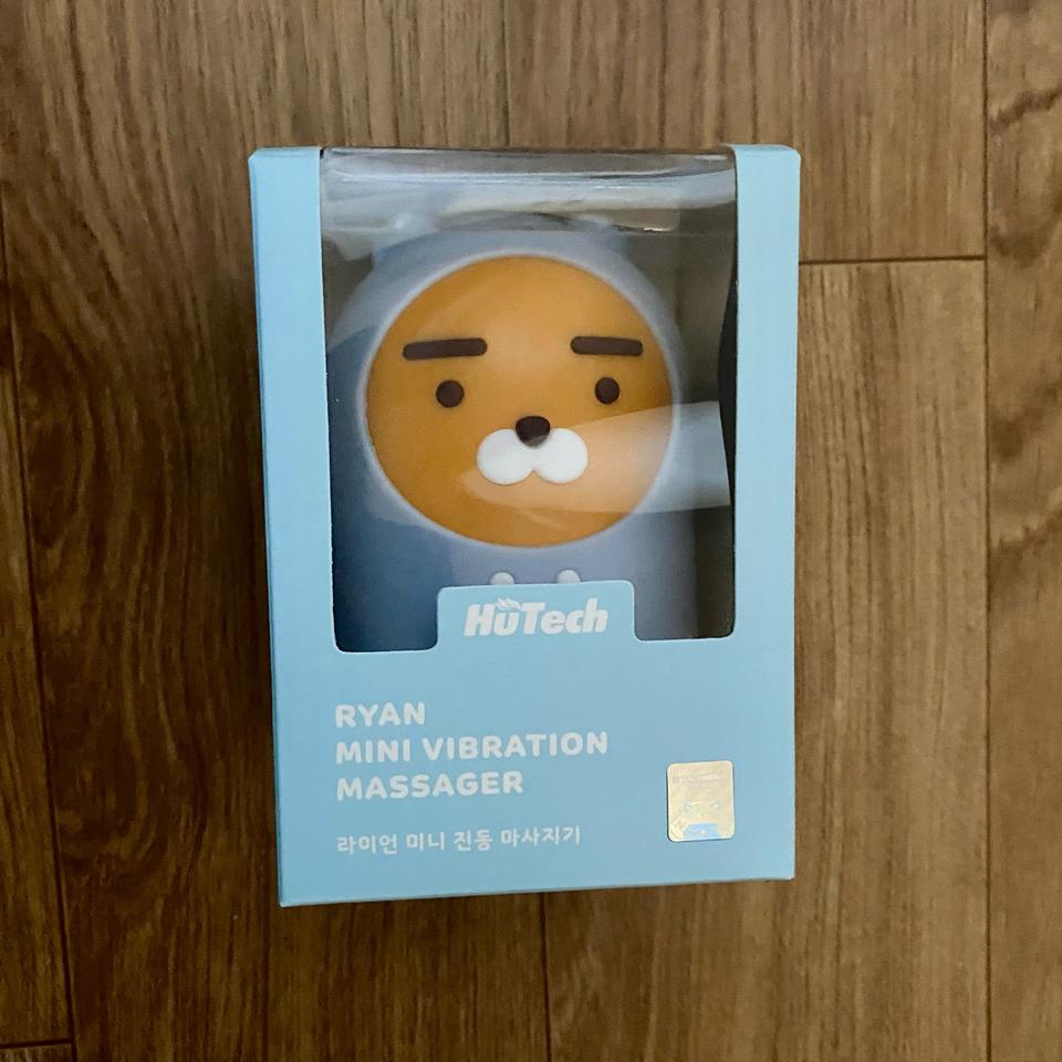 휴테크 카카오프렌즈 라이언 미니 진동 마사지기 안마기
