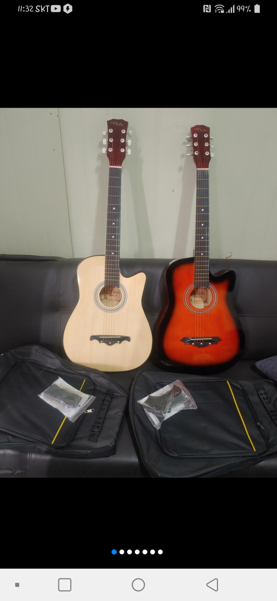 연습용 통기타 38인치 새제품 싸게 판매