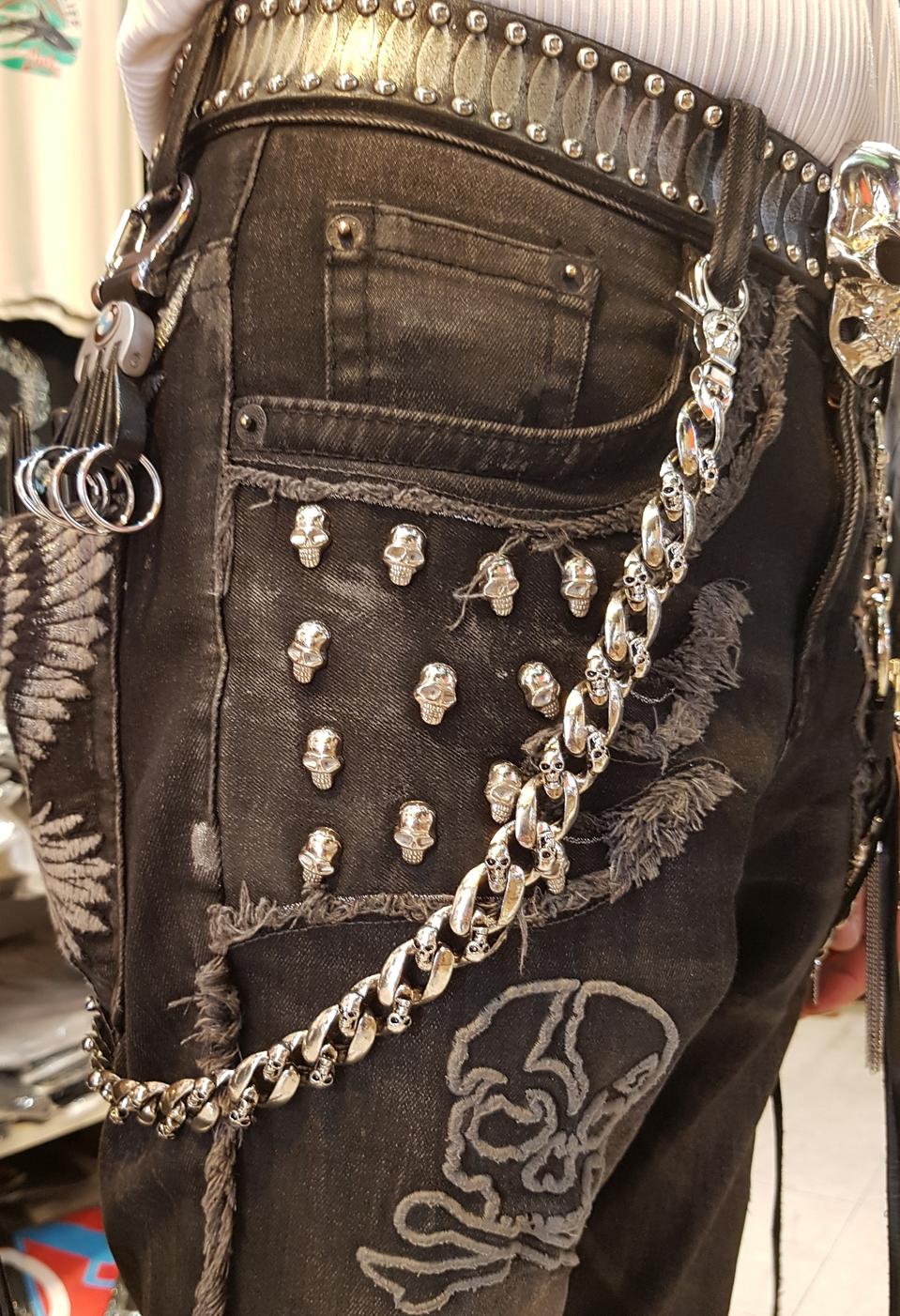 스컬(해골) 허리체인