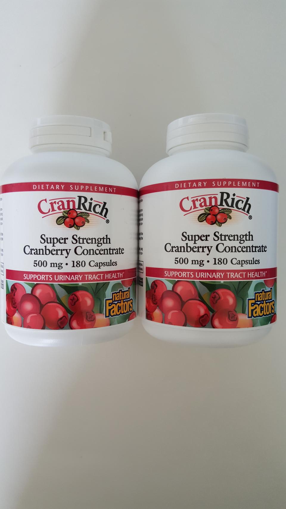 [택포] 고농축 크랜베리 총 360정 2통 팝니다~