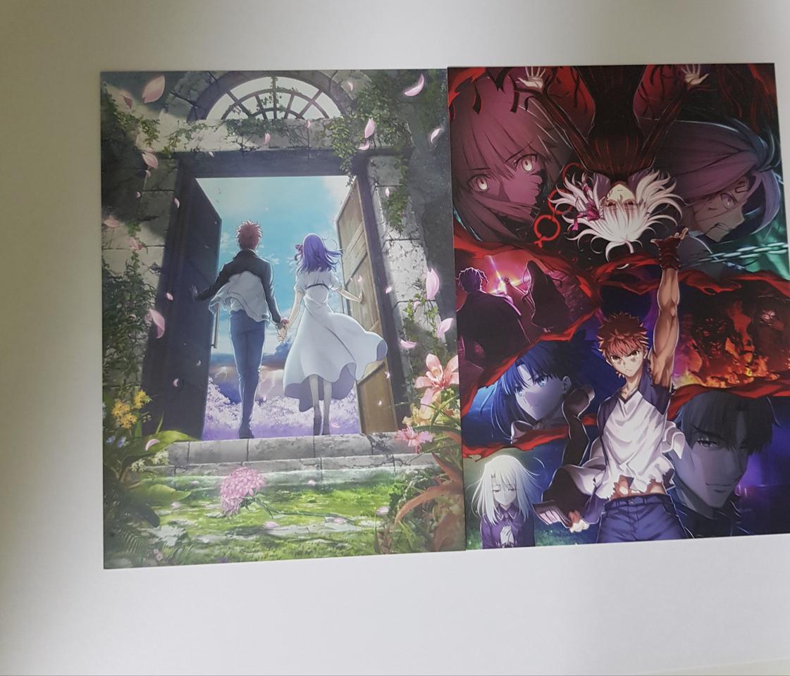 페이트 스테이 나이트 헤븐즈필 스프링송 3장 관람 키비쥬얼 카드 엽서