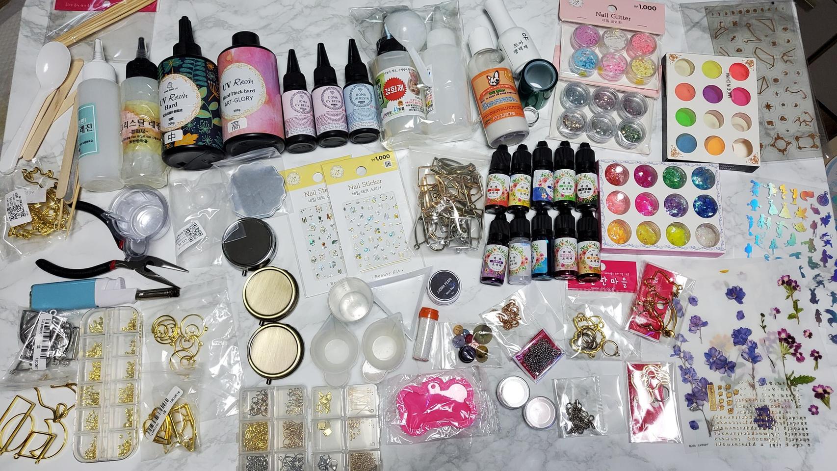 레진아트 용품 일괄판매
