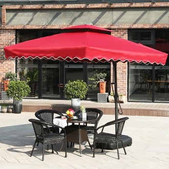 (새상품/택포) 대형 사각 파라솔 세트(5컬러)