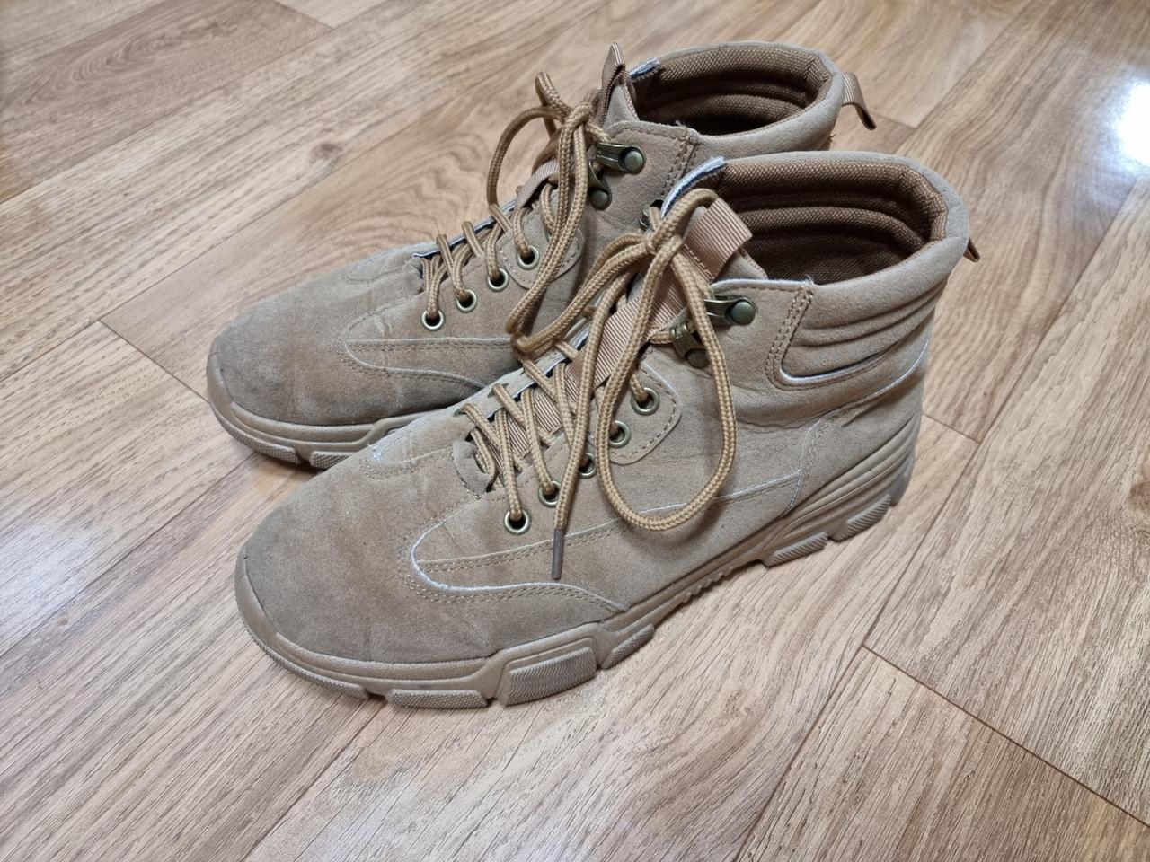 키높이 레이스업 워커