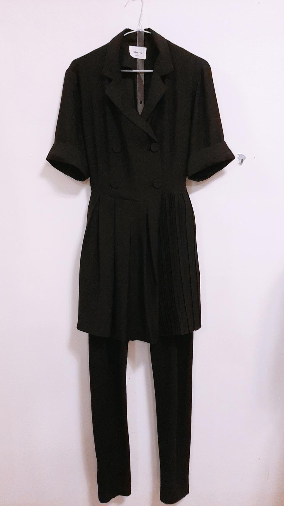 챕터 재킷식 블라우스