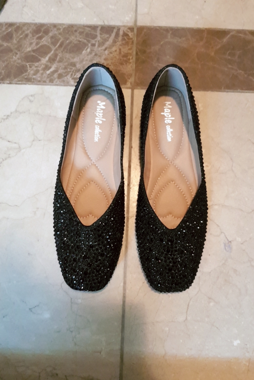 (미사용) 블링 말랑 플랫슈즈
