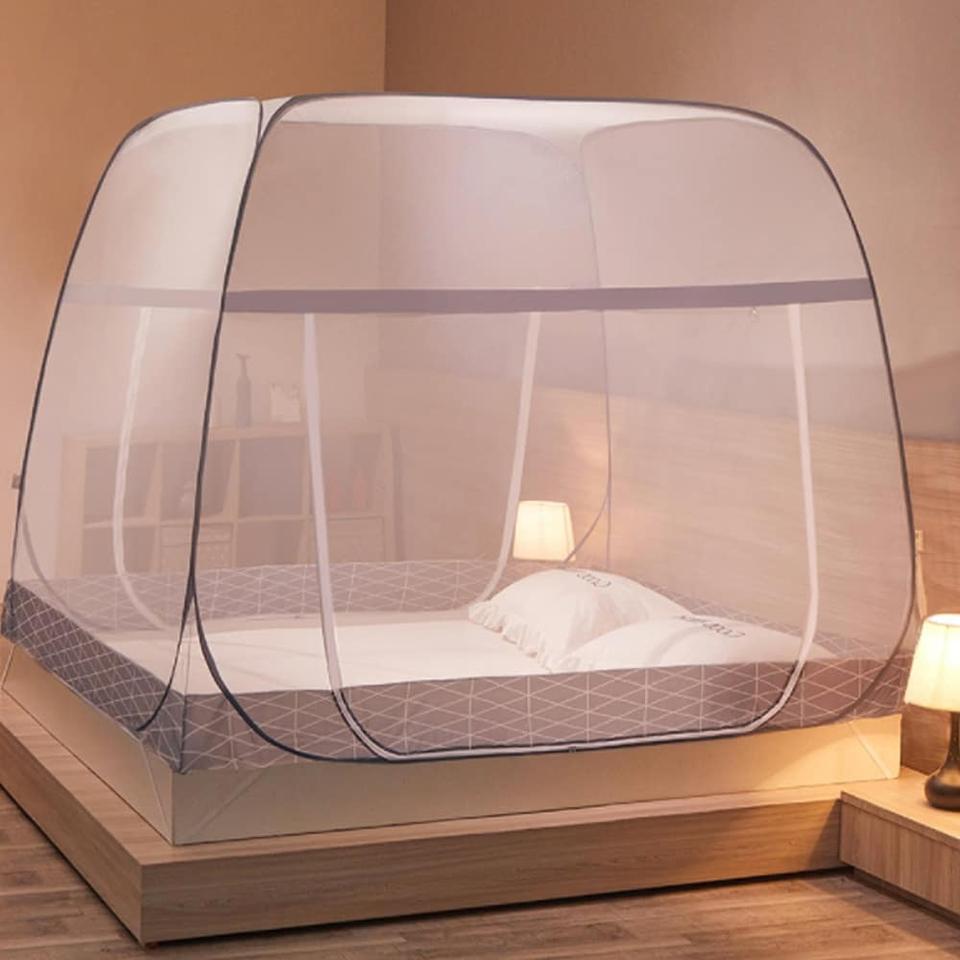 침대 원터치 모기장 텐트 접이식 싱글 슈퍼싱글 퀸 더블 킹 사이즈