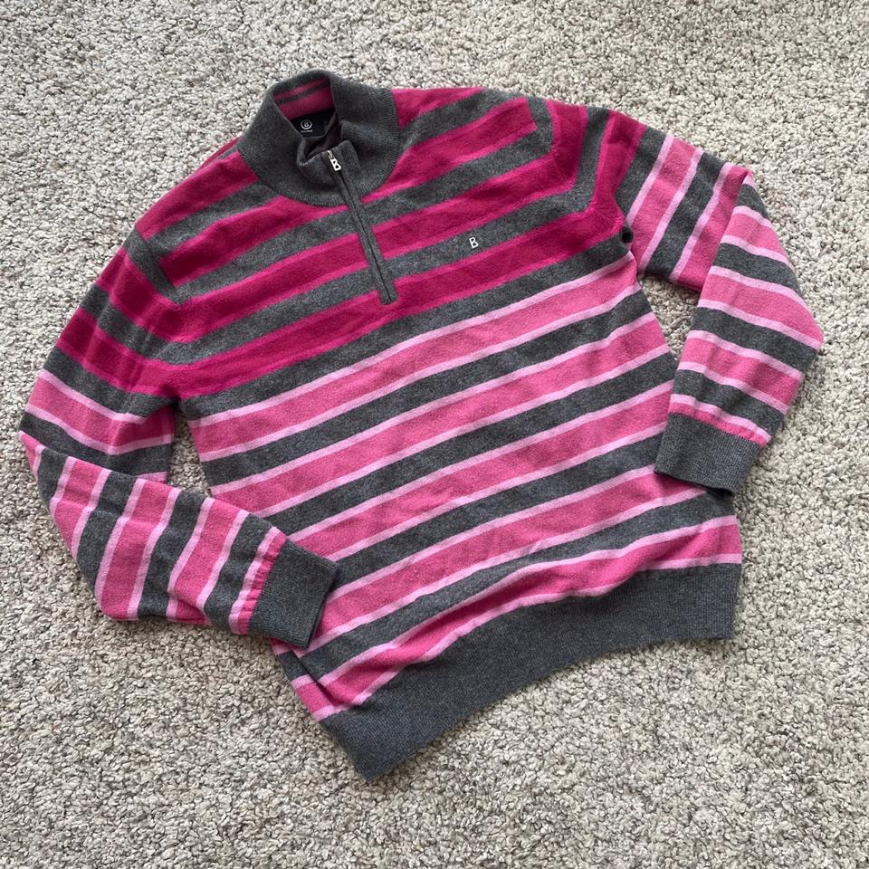 보그너 골프 반집업 니트 105