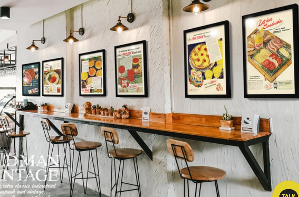 빈티지 인테리어 1940년대 미국 잡지 포스터 액자1~10