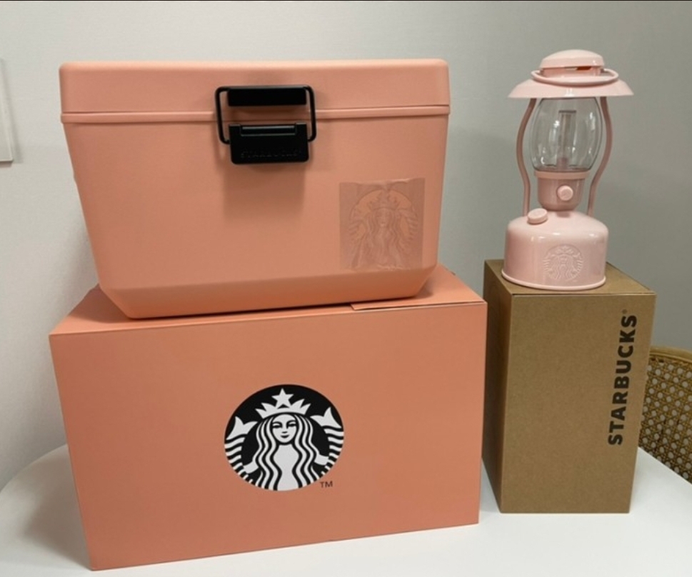 스타벅스핑크쿨러렌턴