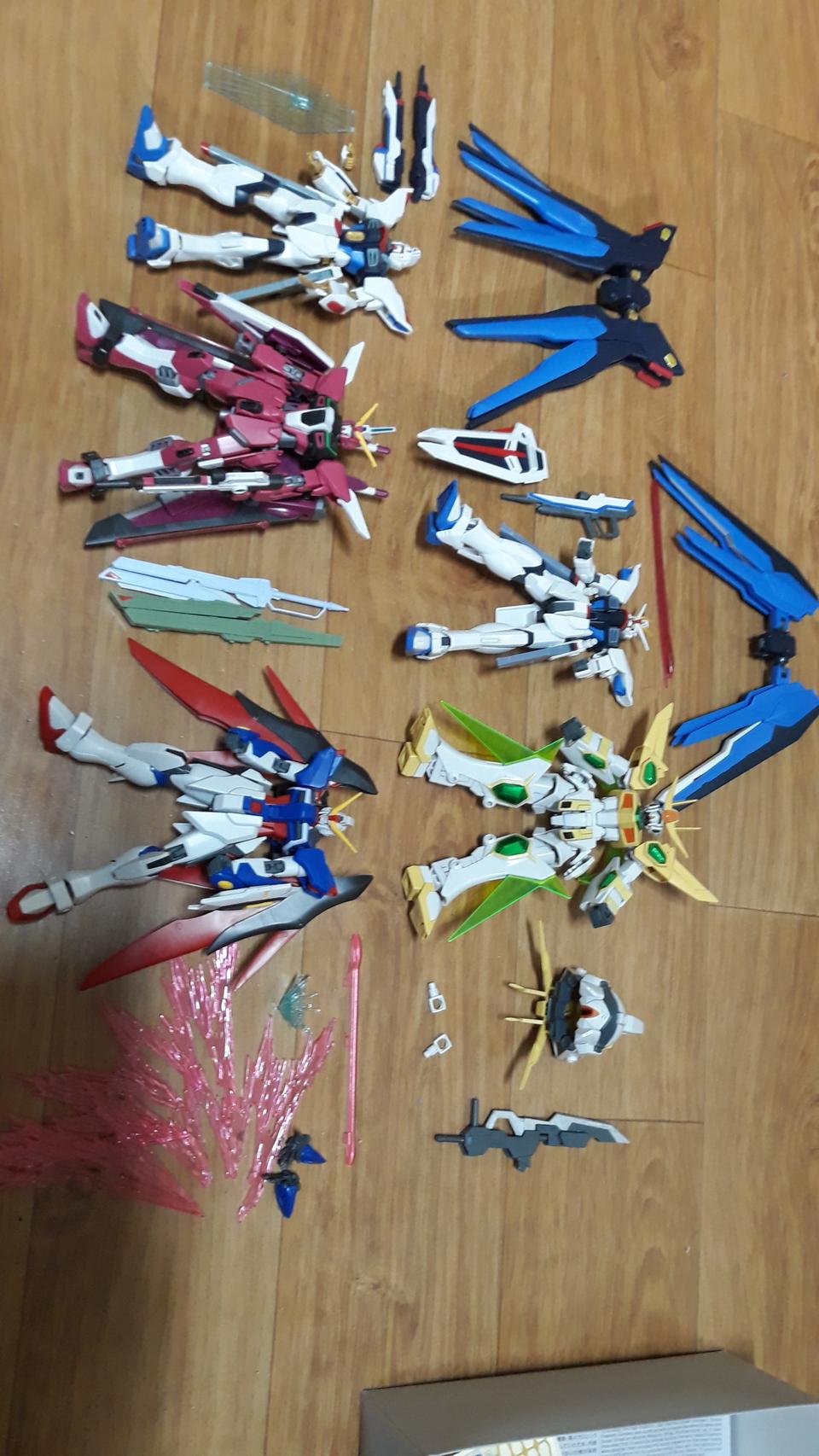 hg 건담 가조립 판매합니다