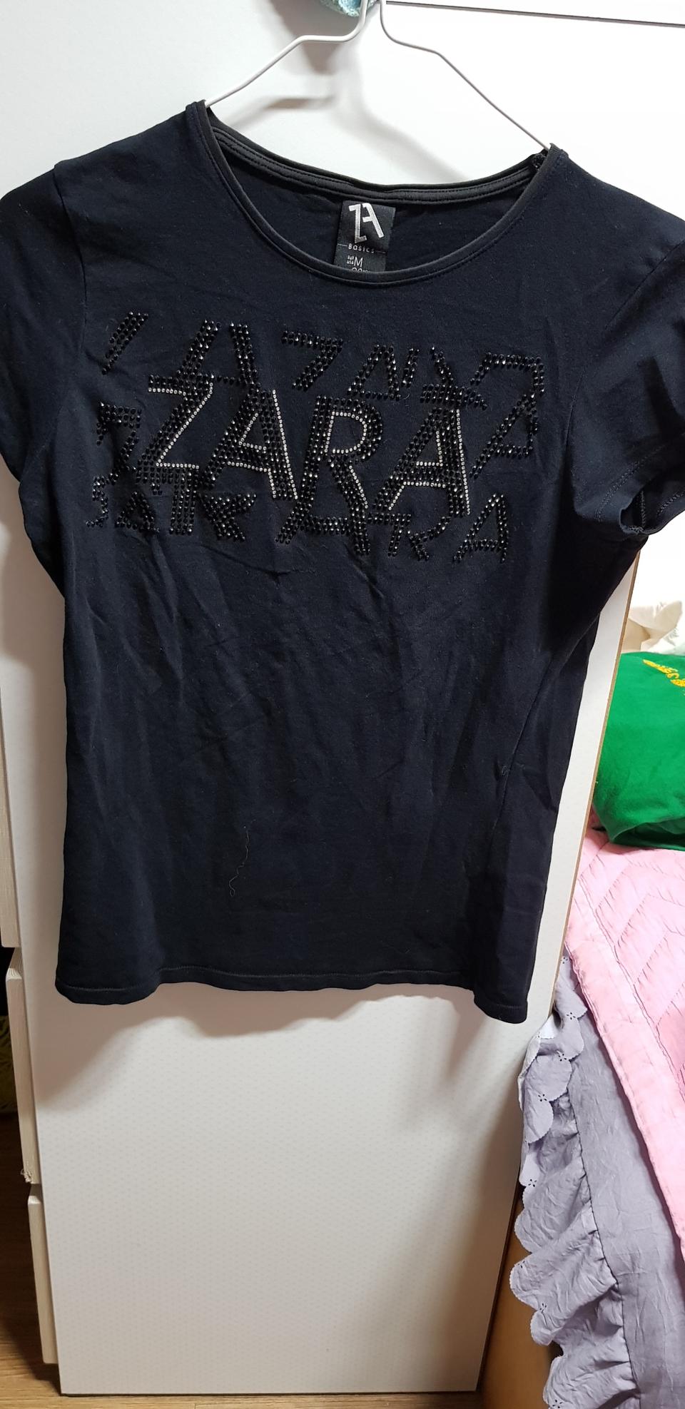 자라정품 큐빅반팔티셔츠 55  66
