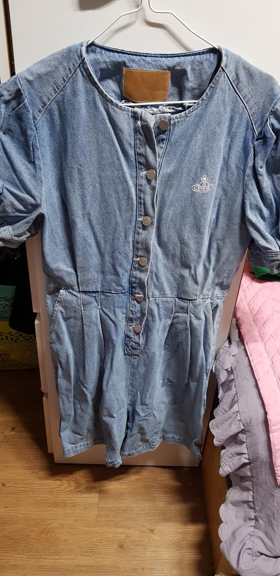 비비안웨스트st 수입청반바지원피스