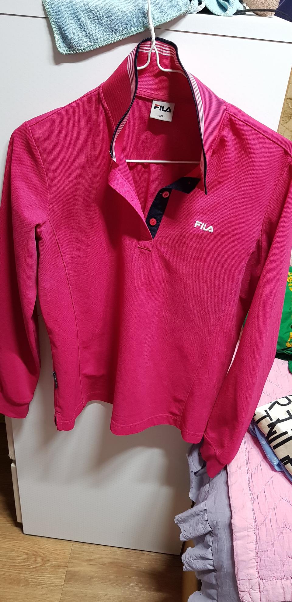 휠라 긴팔카라티셔츠 95