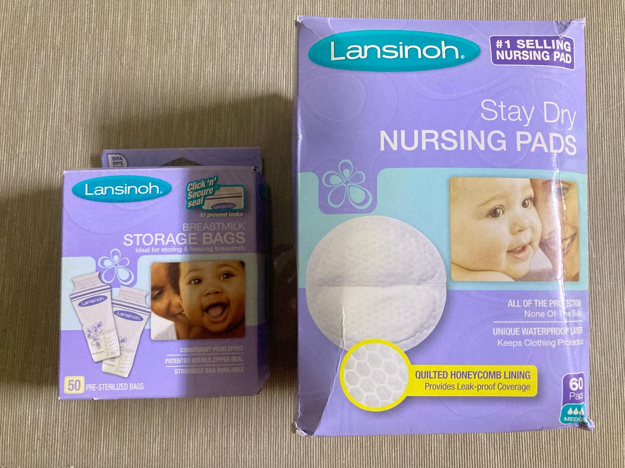 란시노 수유패드 및 모유저장팩