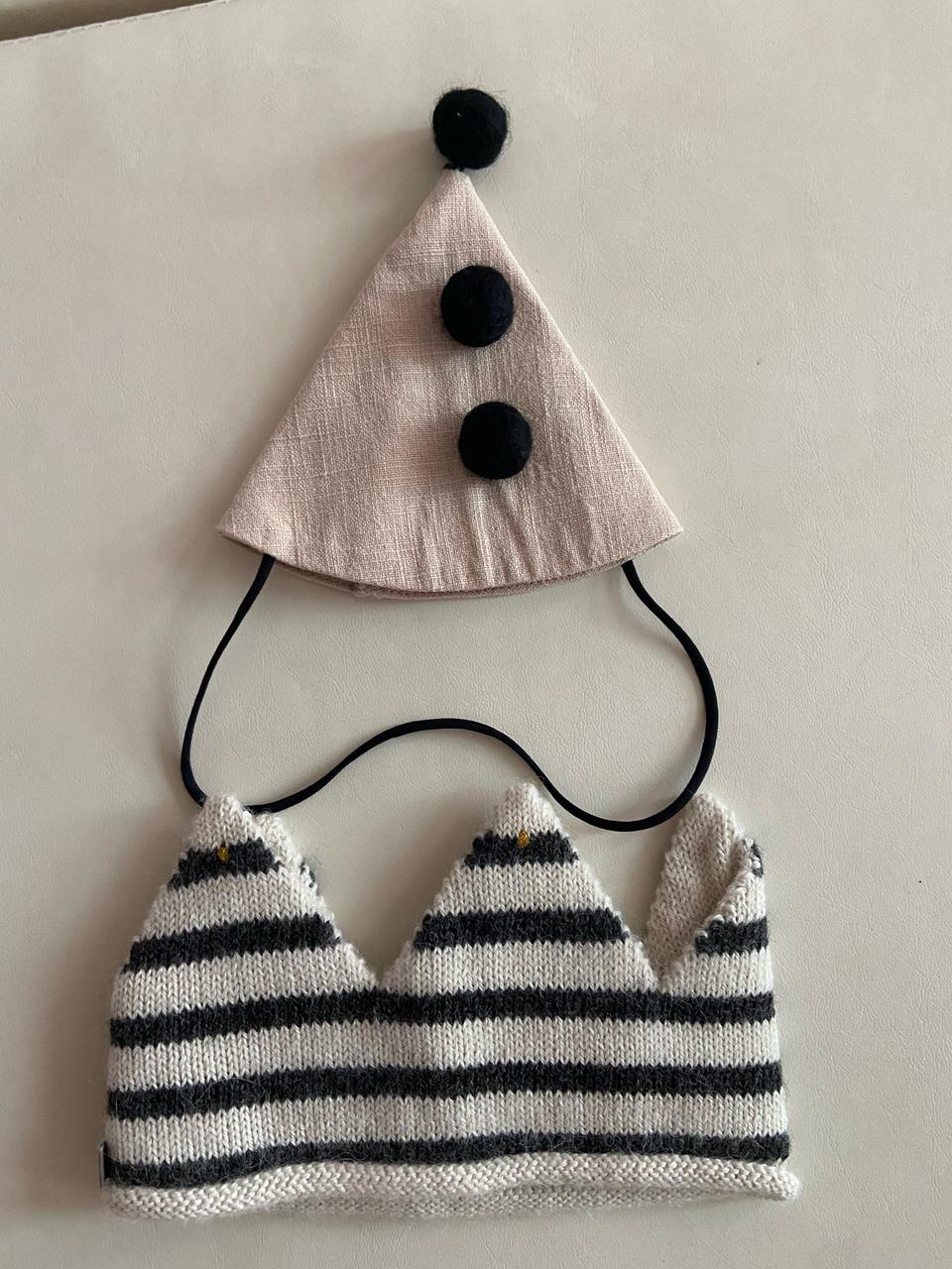 우프 왕관, 베베드피노 모자(아기 촬영용으로 썼어요)