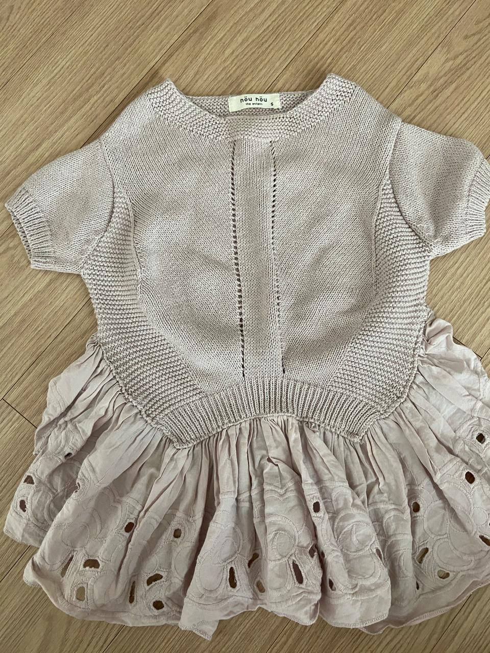 여아 니트 블라우스