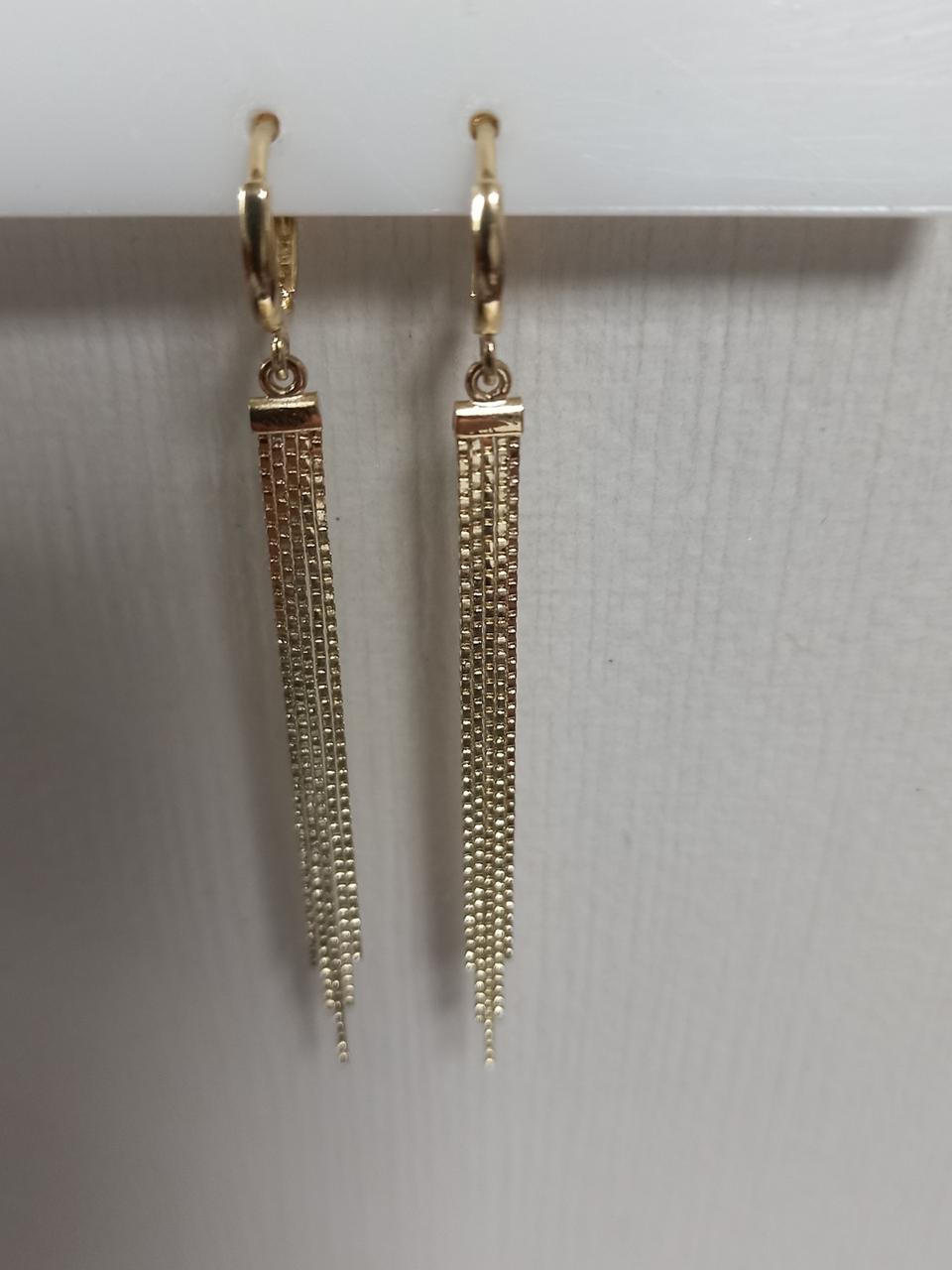 14k 5줄 롱귀걸이