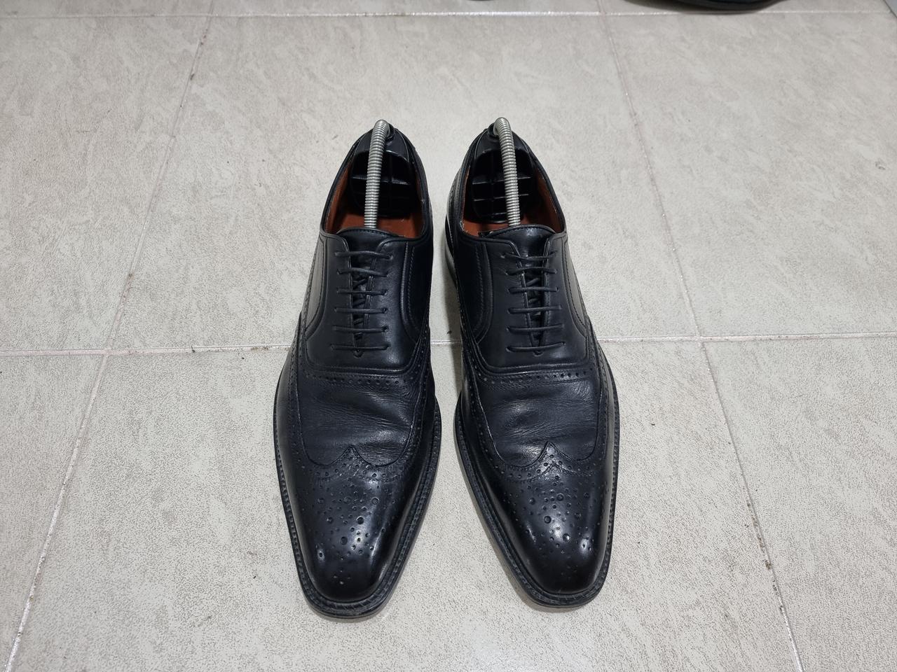 아테스토니 블랙라벨 브로그 윙팁 옥스포드 슈즈