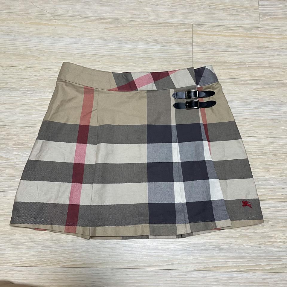 버버리 정품 버클 스커트 치마