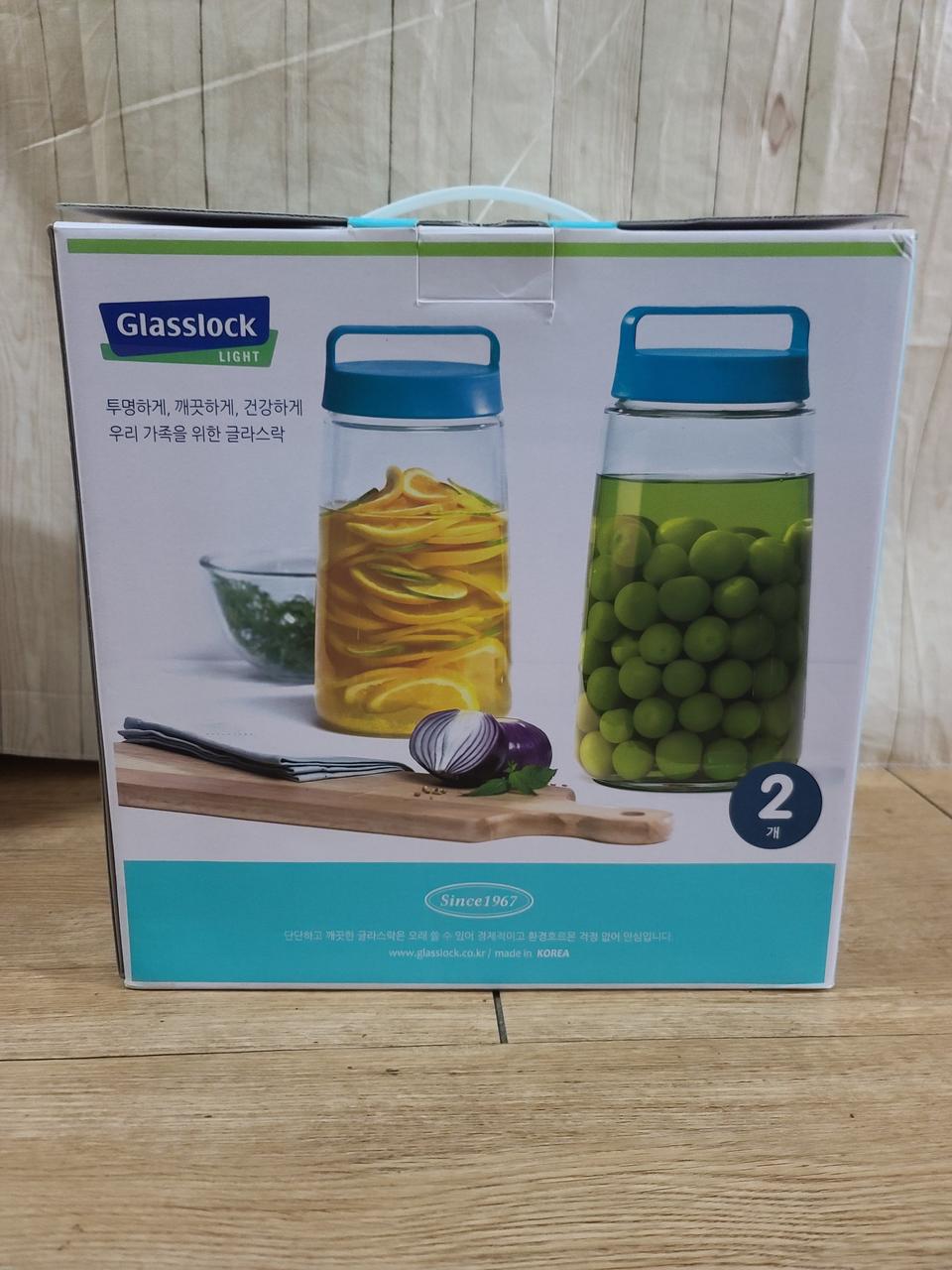 [새제품] 글라스락 핸들캐니스터