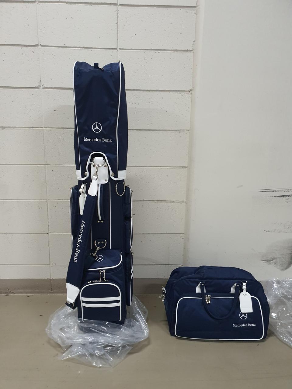 벤츠 골프백 세트 새상품 네이비 색상 판매