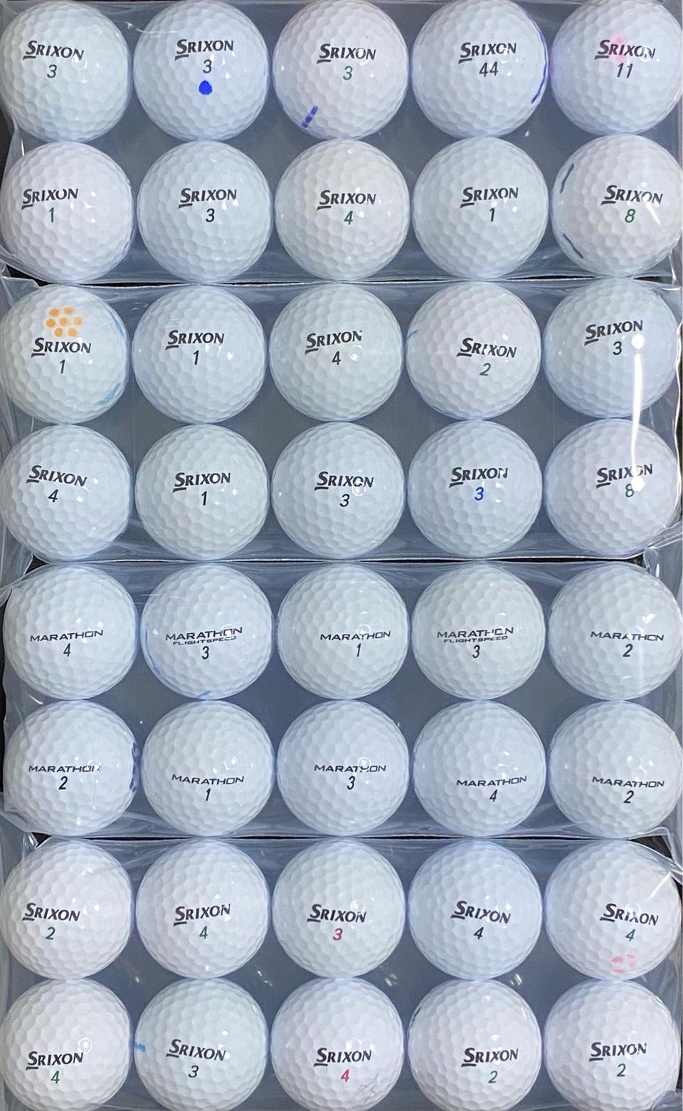 스릭슨 40개 골프공 로스트볼