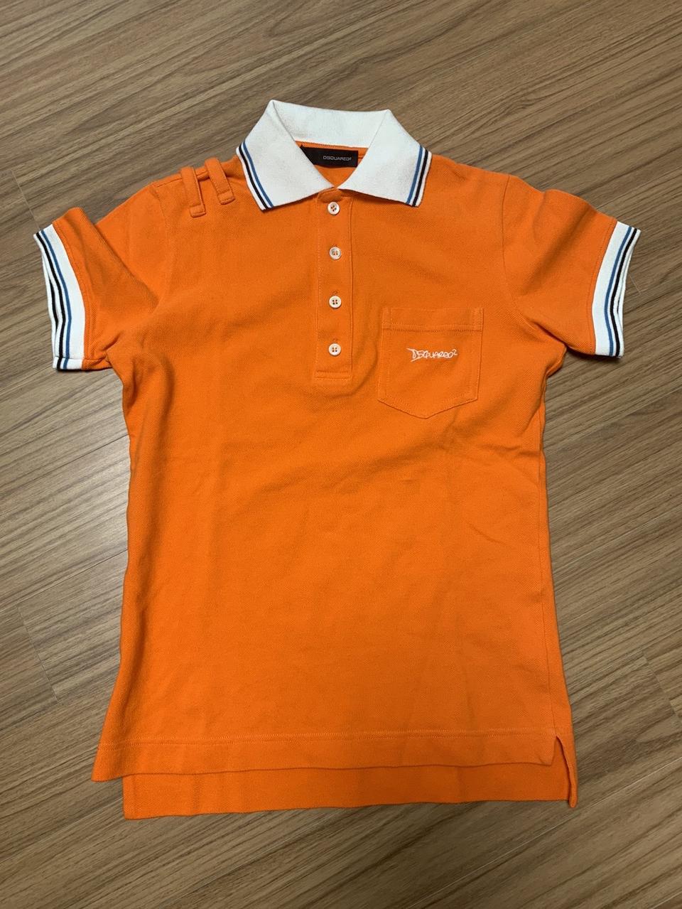 프랑스구매 디스퀘어드2 오렌지 피케폴로