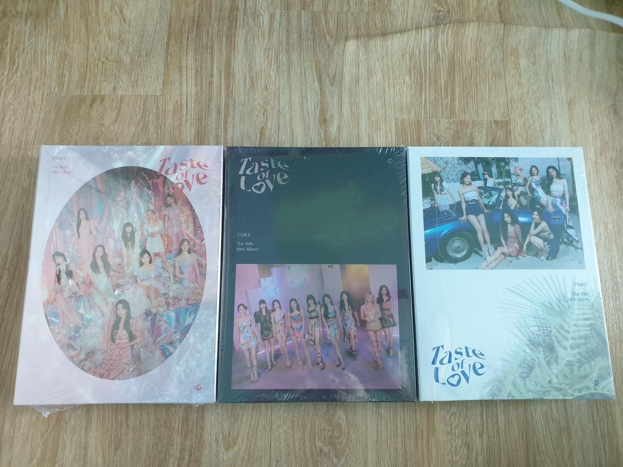 트와이스 taste of love 앨범abc(미개봉)